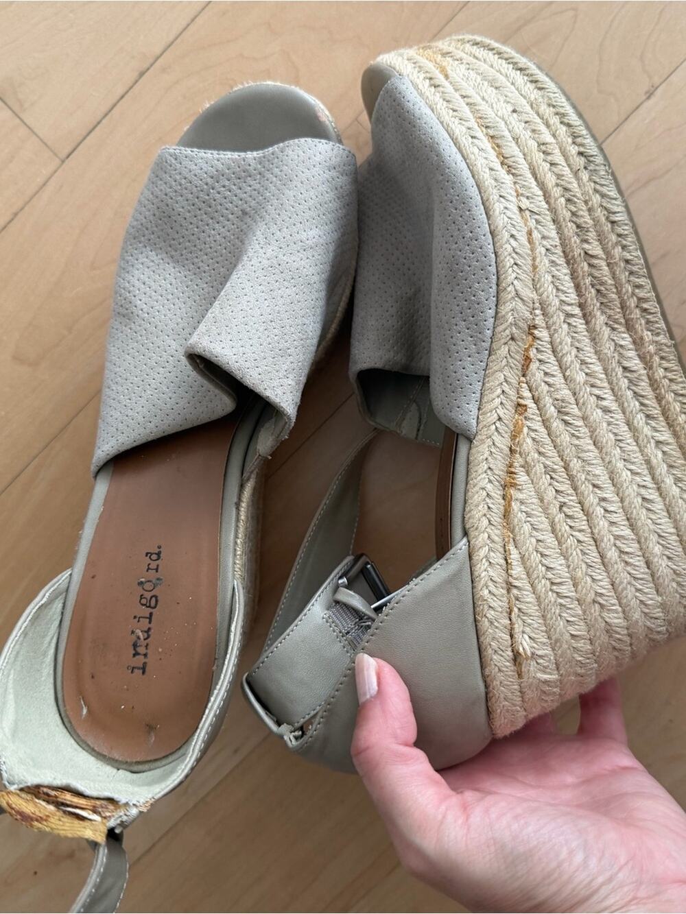 🗽Indigo Rd. Espadrille Wedge Sandals - Beige